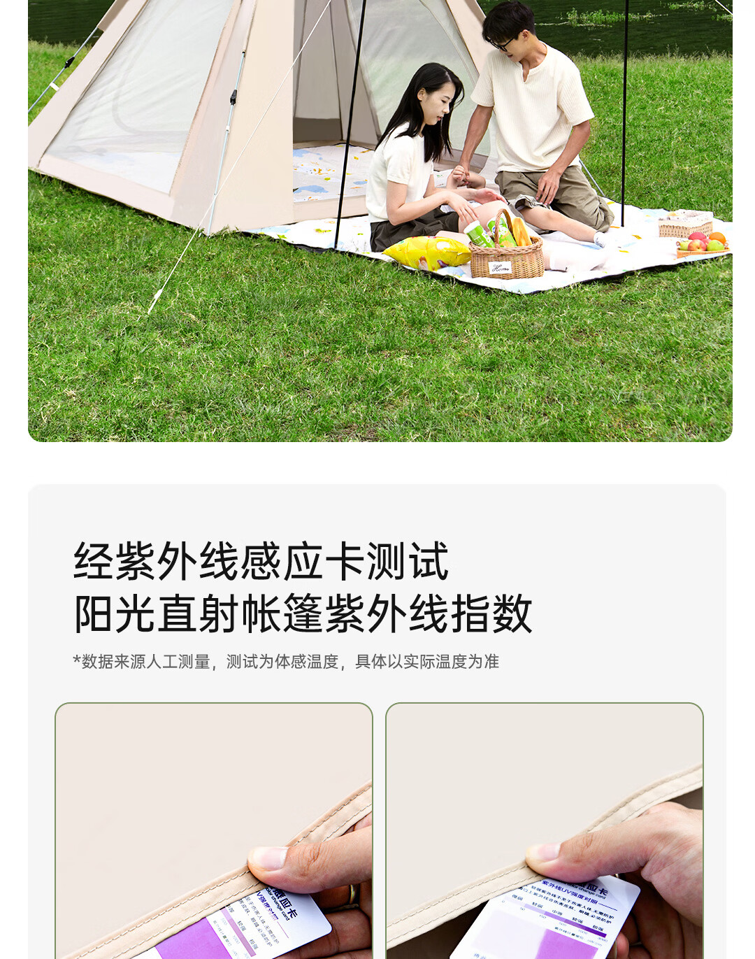 Deli Outdoor Camping Picnic Portable Blackout Tent Sunshade Rainproof Foldable Canopy 8