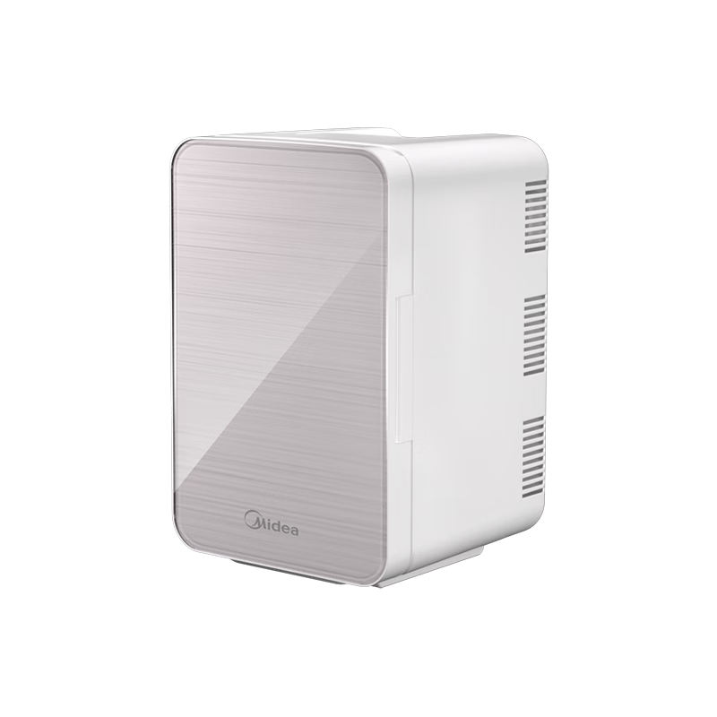 Midea 8L Mini Car Refrigerator Dual-Use for Car and Home Student Dorm Office Milk and Beverage Cooler and Warmer