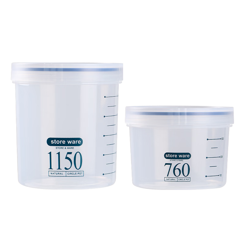 Baijie Airtight Container, Grain Storage Box, Snack Storage Jar, Food-Grade Sealed Box, Transparent Rice Container, Storage Bottle, Food Preservation Box