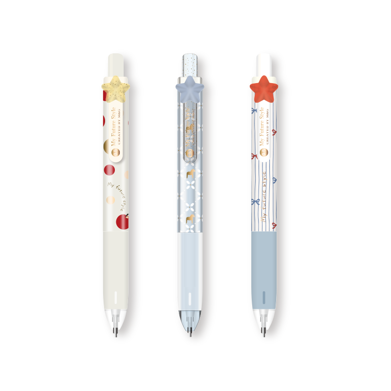 M&G Stationery 0.5mm Mechanical Pencil Student Automatic Pencil Back-to-School Writing Drawing Minimalist High-Value Click Type Plain Design Control Series Random 2-Pack AMPJ97Y1-ZZ