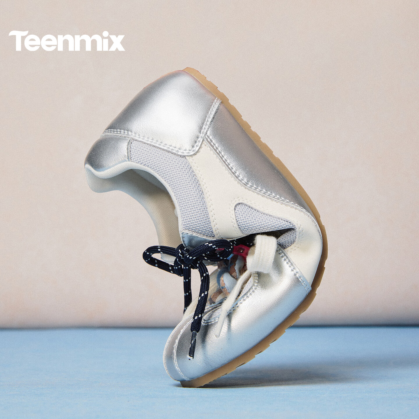 TEENMIX Sports Training Shoes with Double Laces Commuter Women's Shoes 2026 New Denim Blue Size 39