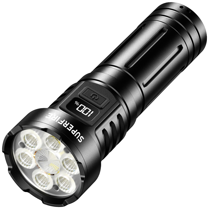 SupFire Flashlight High Brightness Long Battery Life Compact Portable Military Outdoor Mountaineering Patrol Lighting 35W