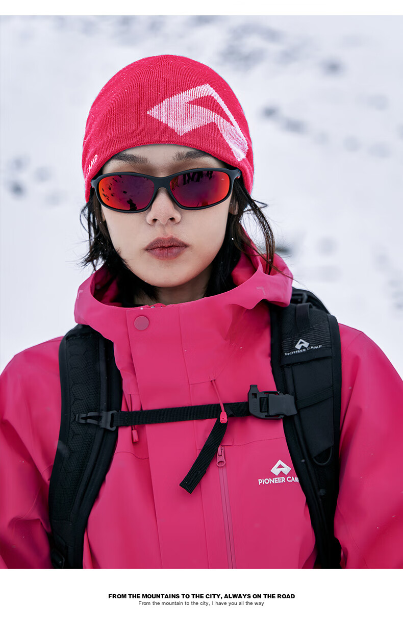 Pioneer Camp Wool Hat Knitted Warm Knit Cap Cold Hat for Men Winter Hiking Snow Mountain Balaclava Ear Protection Cold-Proof Hat 14