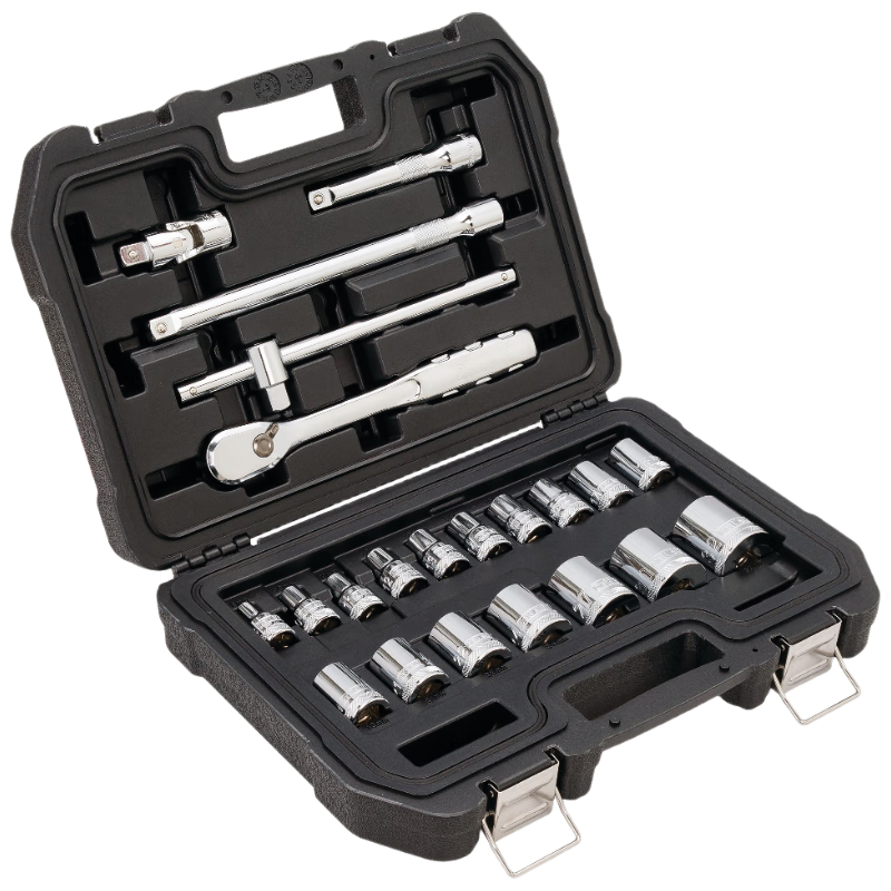 DEWALT 22-Piece 1/2 Inch Metric Hex Socket Set DWMT19241-23