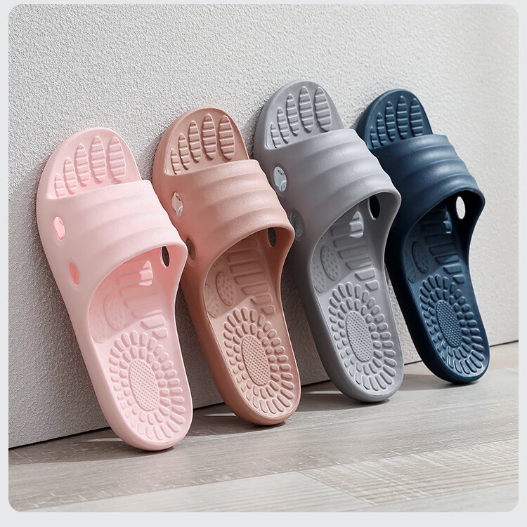 Paul Frank Strong Rubber Non-Slip Bathroom Slippers for Elderly Men Indoor Shower Anti-Slip Sandals Women Pink Size 40-41 10