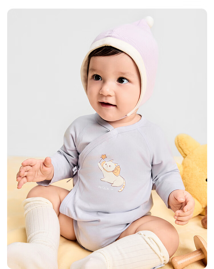 BALABALA 【balaOne】 Baby Two-Piece Red Triangle Romper New Year Spring Outfit 15