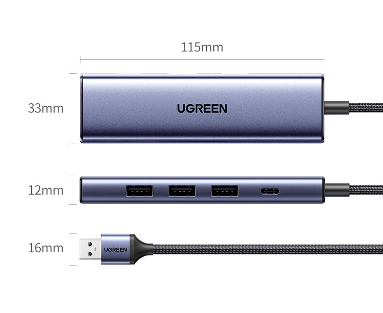Ugreen USB to HDMI Docking Station 3.0 Converter Adapter for Desktop Graphics Card Apple Mac Huawei Laptop TV Screen Mirroring 30