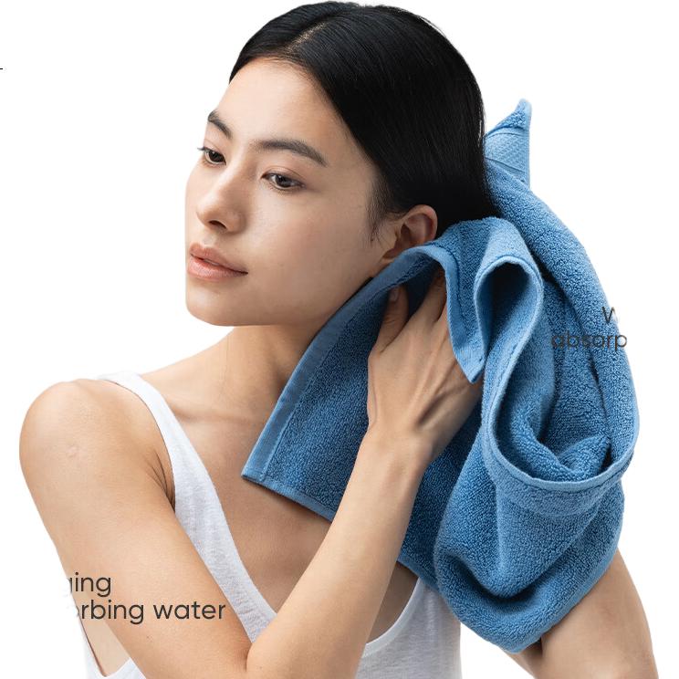 Набор полотенец Jieyu Xinjiang Cotton, 5A, антибактериальные, 90г, дезодорирующие, без ворса, мягкие, впитывающие, для взрослых, 3 шт.