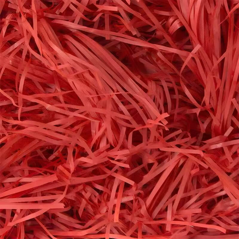 Yan Yu Ji Rafia Grass Filler Romantic Red 100g Gift Box Decoration for Girlfriend Birthday 6