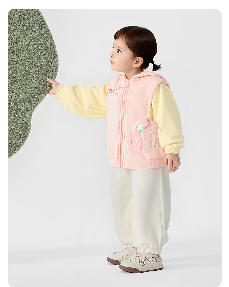 Balabala [balaOne] Kids Clothing Children's Set Boys and Girls 2026 Spring 2-Piece Faux Two-Piece Set 14