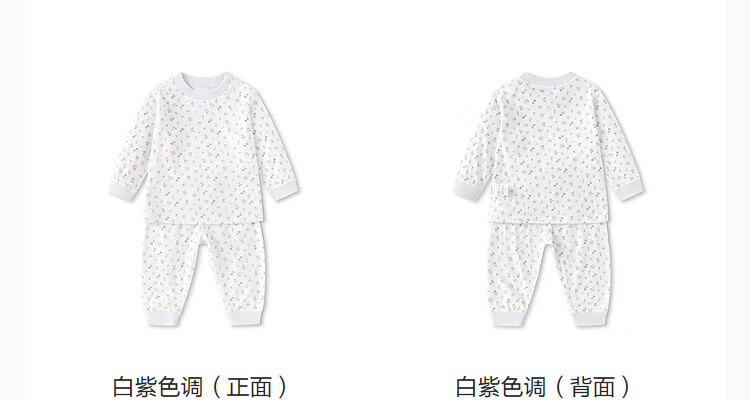 Balabala【balaOne】Kids Baby Infant Underwear Set 2025 New Winter Homewear Ribbed High-Waist New Year Edition 9