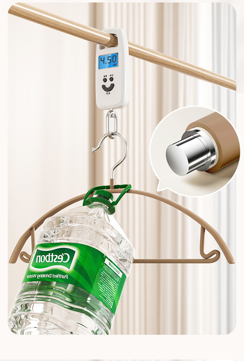 Baicaoyuan Non-Slip Matte Resin Clothes Hangers, Thickened and Widened, Adult Household Drying Hangers, Pack of 10 3