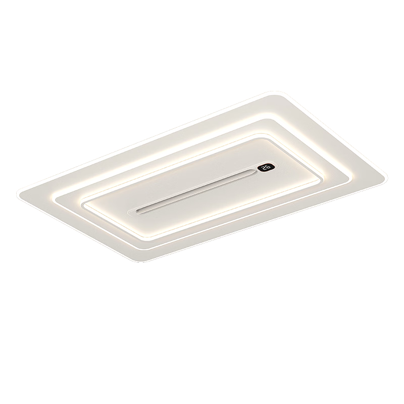 Great Wall LED Bladeless Ceiling Fan Light Modern Minimalist Living Room Smart Voice Control Integrated Ceiling Fan Lamp Zhongshan Fan Light Fixture