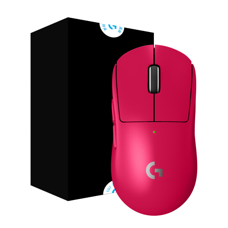 G GPW3 Wireless Gaming Mouse, Dog Poo King Third Generation Lightweight Design Gaming E-Sports Dual-Mode Mouse, Ergonomic, Pink E-Sports Gift Box