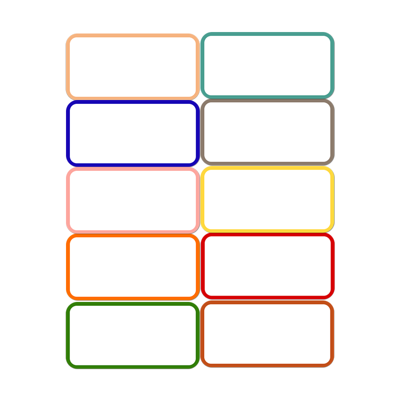 AUCS Magnetic Whiteboard Stickers Magnetic Refrigerator Message Board Name Tags Writing Board Shelf Labels Classification Stickers Removable Home Office Erasable Magnetic Stickers Color Edge 3*8cm/10p