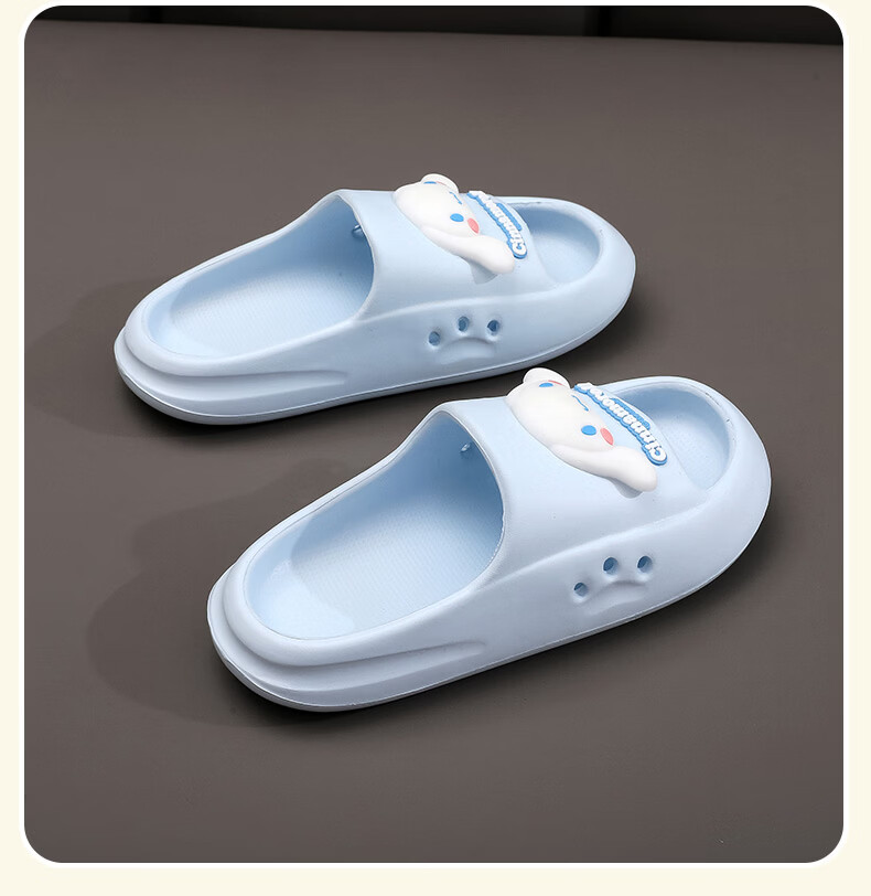 Genmai Sanrio Children's Slippers Summer Girls Cartoon Kuromi Cute Home Non-Slip Sandals Girls Cinnamoroll 220 12