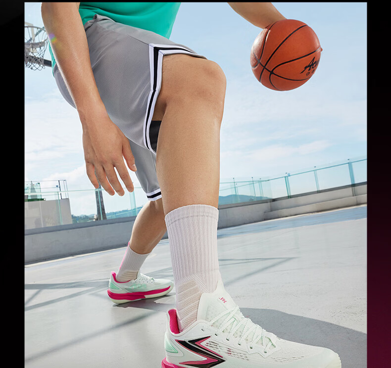 361° Basketball Shoes Biaosu BB2 Youth Professional Training Court Low-Top Breathable Sports Shoes Men 672611103-2 17