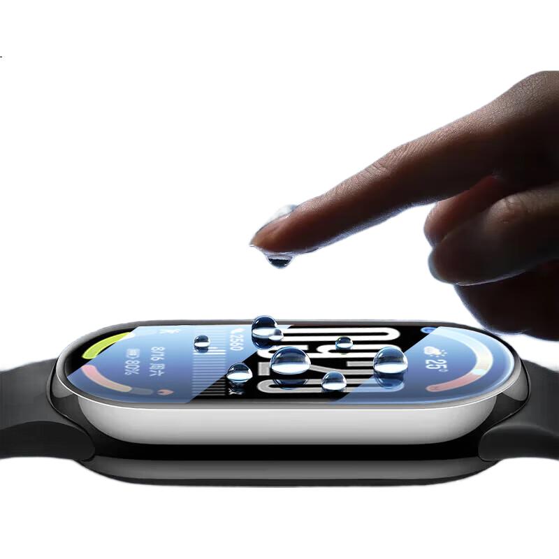 Защитная пленка KOVOL для Xiaomi Mi Band 10 (2 шт.), полноэкранная, противоударная, противоскользящая, HD, антибликовая