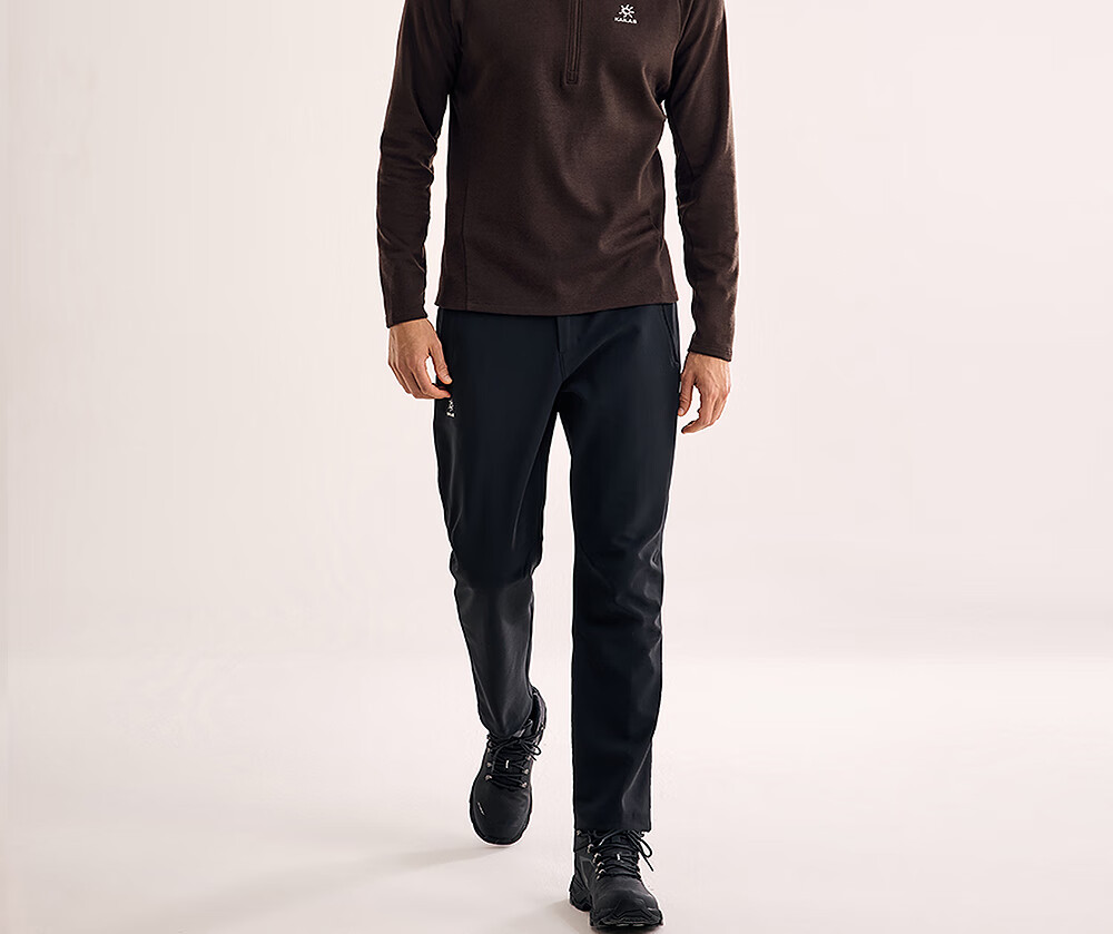 KAILAS XM4 Merino Wool Fleece Half-Zip Thermal Base Layer Anti-Static Stand Collar Sweatshirt Autumn Winter 8