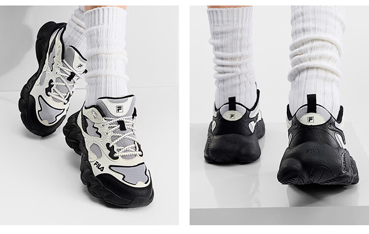 FILA Official Yang Mi Same Style Fern 2S Women's Dad Sneakers 2026 Spring Casual Platform Sports Shoes 29