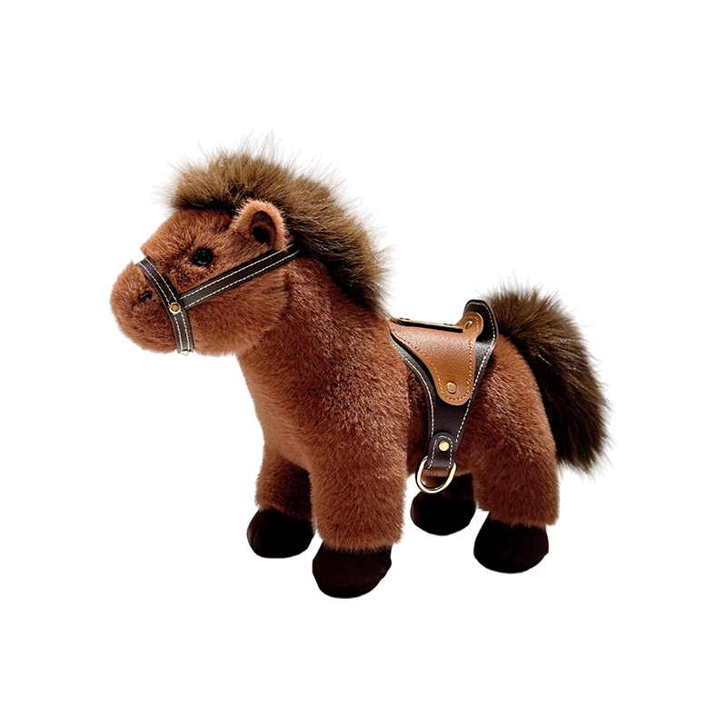 WELTSTON Plush Zodiac Year of the Horse Doll Pillow Toy Birthday Gift for Girls Lucky Horse Plush Toy