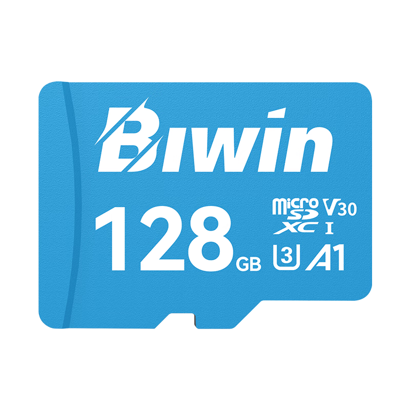 BIWIN 128GB TF (MicroSD) Memory Card C10 U3 V30 A1 MS100 Storage Card 100MB/s Read Speed Compatible with Dashcams/Surveillance Cameras