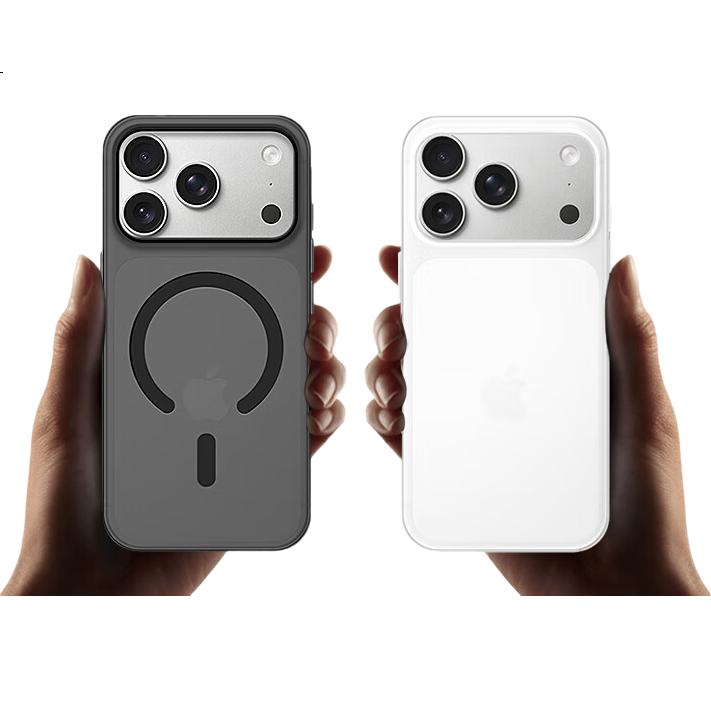Чехол Snowkids для iPhone 17 Pro, ультратонкий, полупрозрачный, противоскользящий, ударопрочный, защита от отпечатков пальцев, полное покрытие, мягкий корпус, модный минималистичный, устойчивый к окислению, защитный чехол, полупрозрачный белый