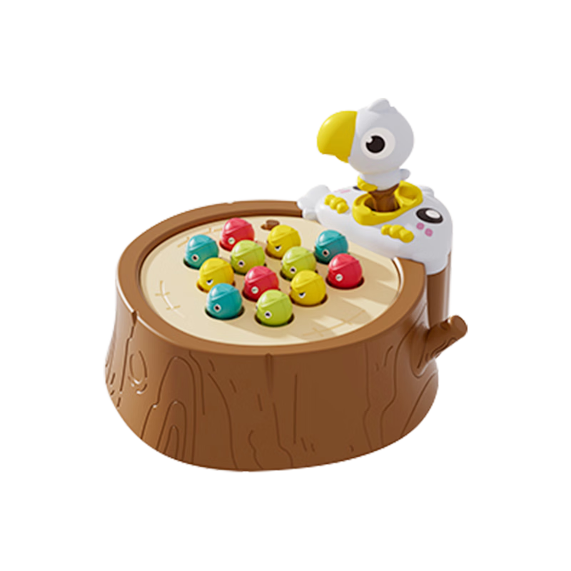 Guangduola Children's Fishing Toy 1-3 Years Electric Magnetic Woodpecker Insect Catching Early Education Intelligence Development Baby Focus Training