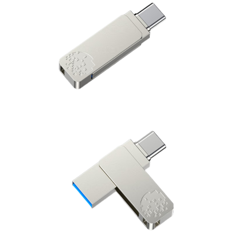 FANXIANG 64GB USB 3.2 Type-C Dual Interface Flash Drive F372S 150MB/s Read Speed Business Car Large Capacity Universal USB Drive for Mobile and PC