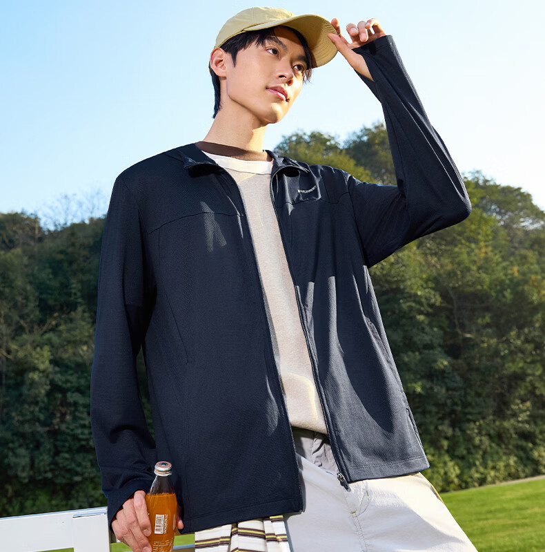 361° Men's New Sports Breathable UV Protection UPF100+ Jacket Summer 652624604D-6 30