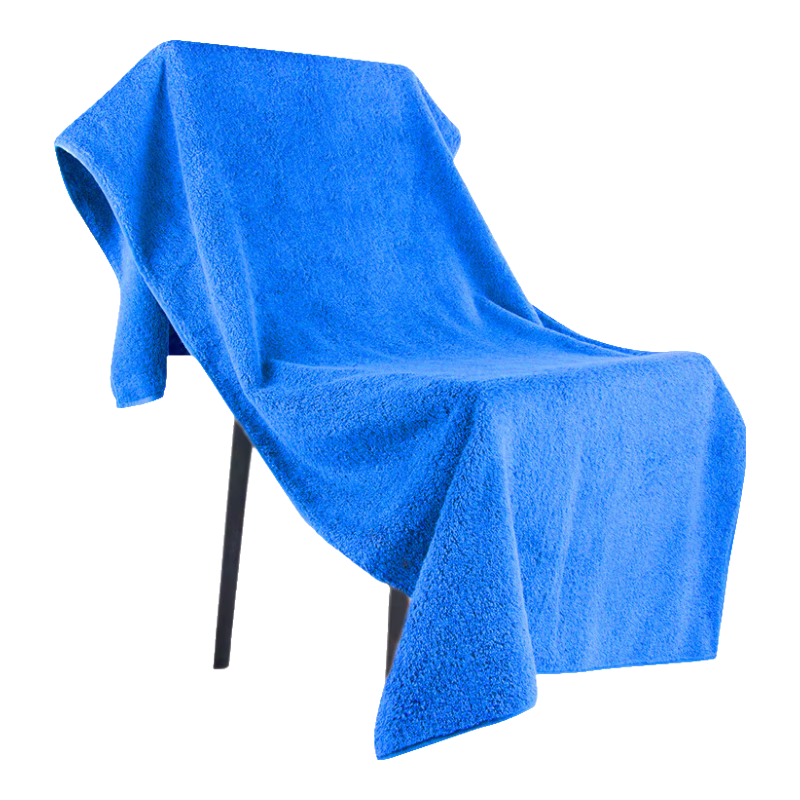 Good Weather Cleaning Cloth, Car Wash Towel, Glass Wiping Cloth, Housekeeping, Cleaning, Janitorial, Household Chores, Blue, Thickened, 1 Piece, 60*160