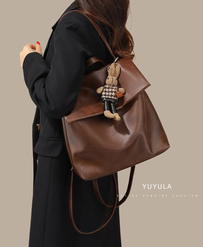 YUYULA Women's Large Capacity Backpack Luxury Commuter Bag Stylish Lightweight Travel School Bag Birthday Gift for Girlfriend 1