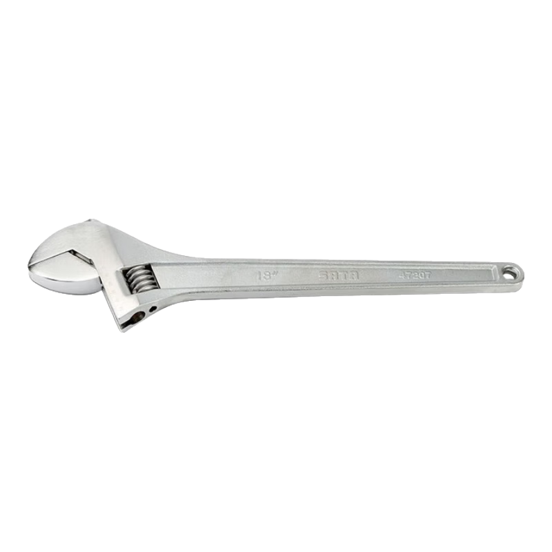 SATA Adjustable Wrench, Industrial-Grade Open-End Spanner, Tool, 18" 18 Inches, 47207
