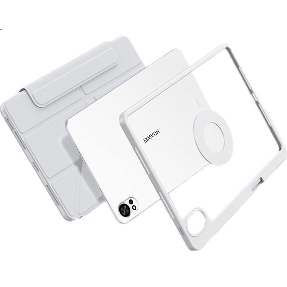Чехол Shanmo для Huawei MatePad 11.5/11.5s, магнитная съемная крышка для моделей 2026/25/24, вращающийся противоударный чехол от изгиба в сером цвете