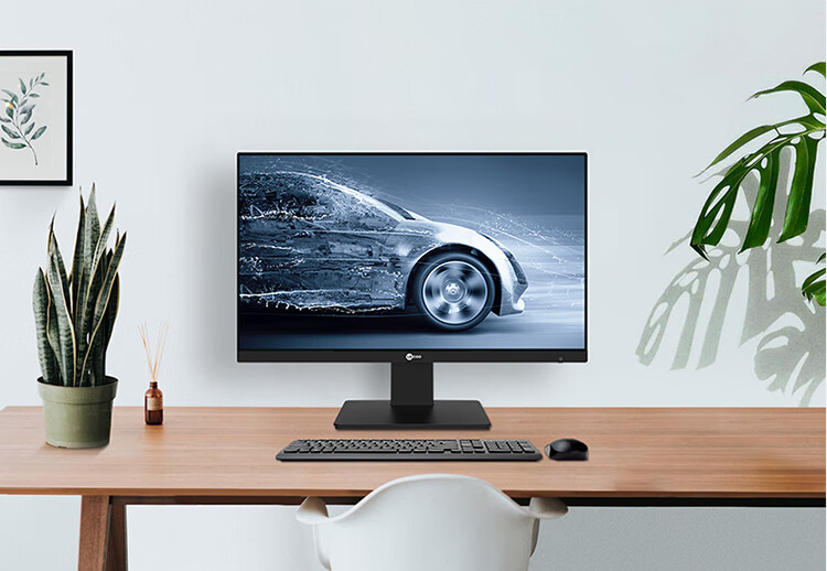 Lecoo Lenovo All-in-One Desktop Computer 23.8-inch Business Office Home PC (R5-3500U 16GB+512GB) 11