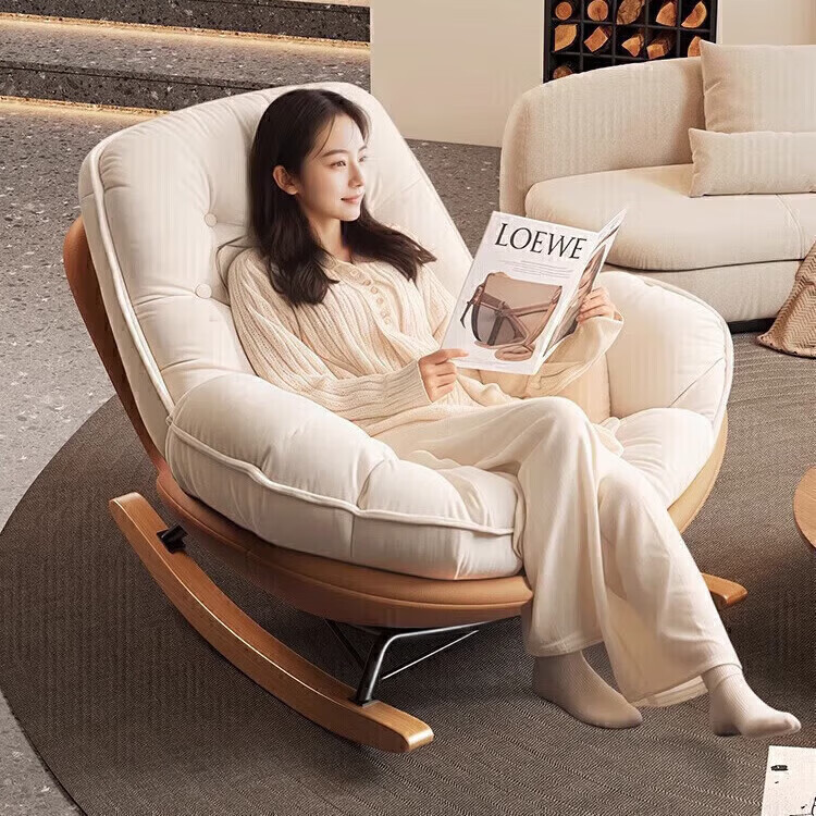 Millennium Mansion Adult Rocking Chair Recliner Lazy Sofa Living Room Balcony Indoor Leisure Penguin Rocking Chair