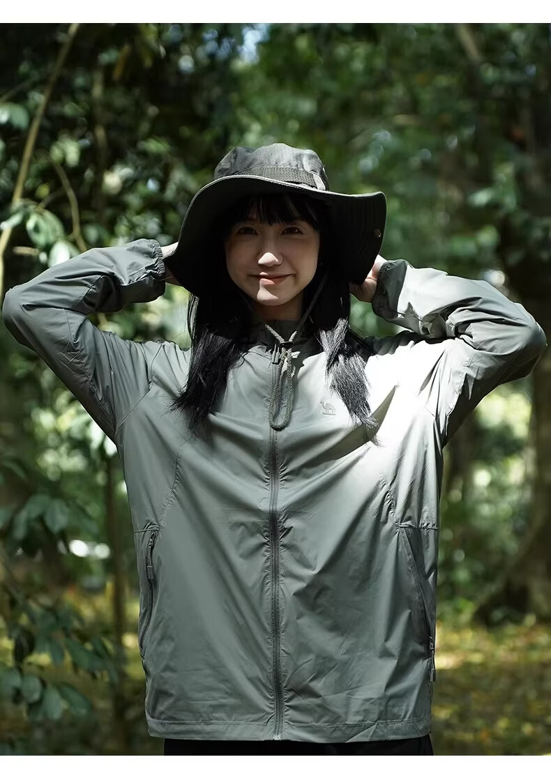 Camel Women's Zero-Feel Outdoor Sun Protection Cycling Summer Jacket UV Protection Couple Ice Silk Skin Jacket 20