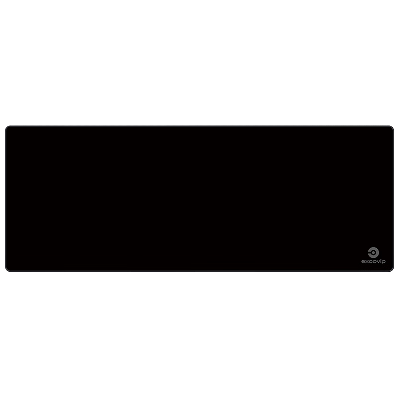 EXCO Black Large Mouse Pad Gaming Desk Mat Keyboard Pad Computer Office Solid Color FPS Thickened Long Precision Lock Edge 0687