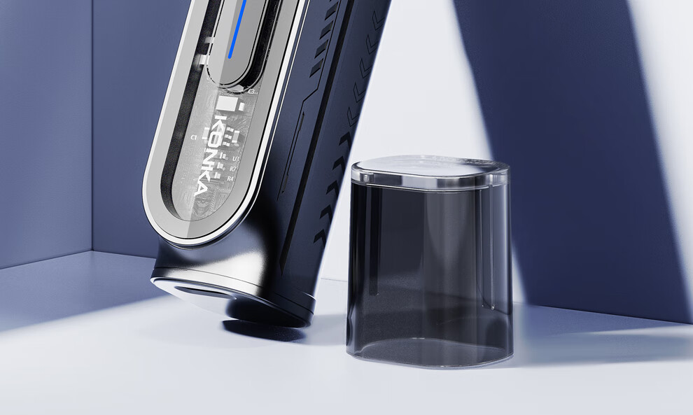 KONKA Electric Rechargeable Nose Hair Trimmer - Safe Nasal Groomer with Long Battery Life, Men's Birthday Gift 1