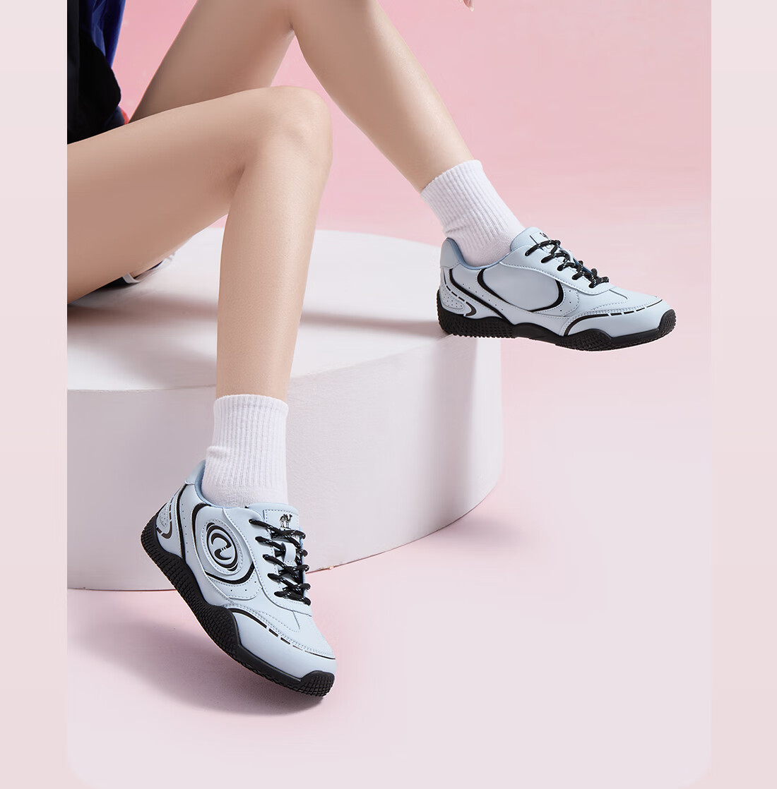 CAMEL Crescent 2.0 Women's Training Shoes Multi-color Patchwork Height-increasing Sports Casual Shoes L25S577059C Denim Blue 37 13
