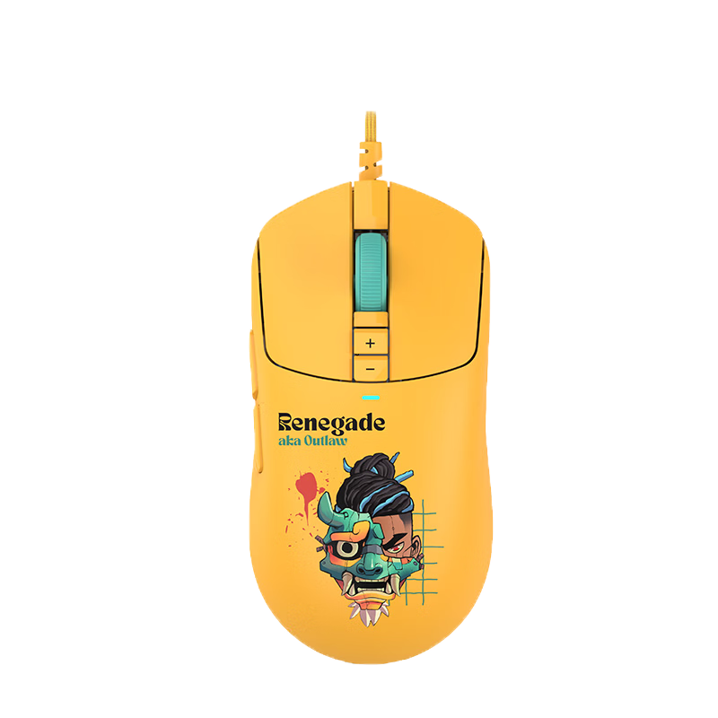 A4TECH ES72Ultra, Large Hand, Symmetrical, Wired Mouse, Gaming Mouse, E-Sports Mouse, Lightweight Gaming Mouse, Delta, Wild Tribe, Reverse Explorer, Wired