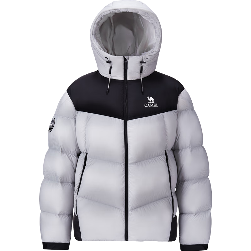 CAMEL Huoyanshan PRO Goose down Jacket, Dilireba's Style, Men's And Women's Down Coat, Thickened Hooded Jacket M35CR07101