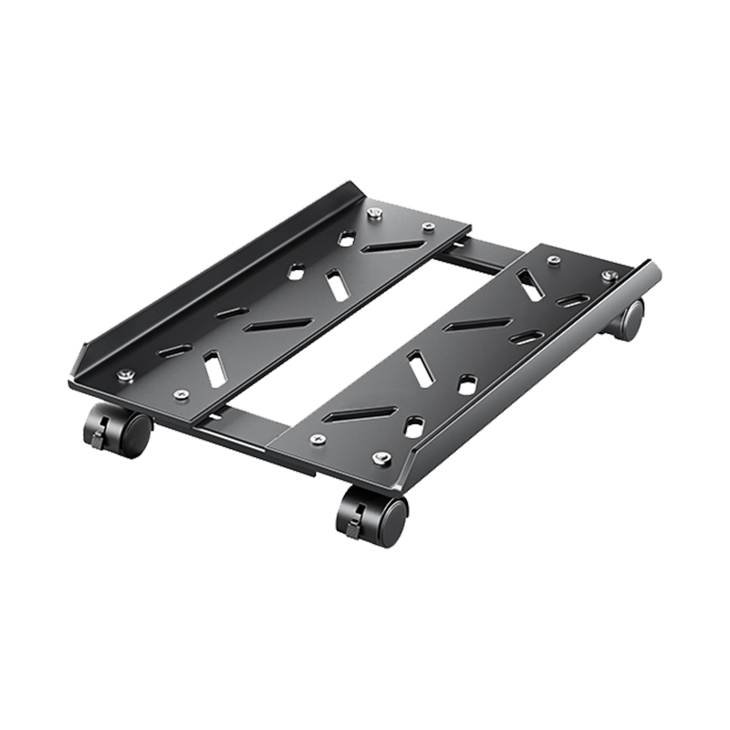 Jingjiayi Adjustable Desktop Office Computer Case Stand Mobile CPU Holder Rolling Base