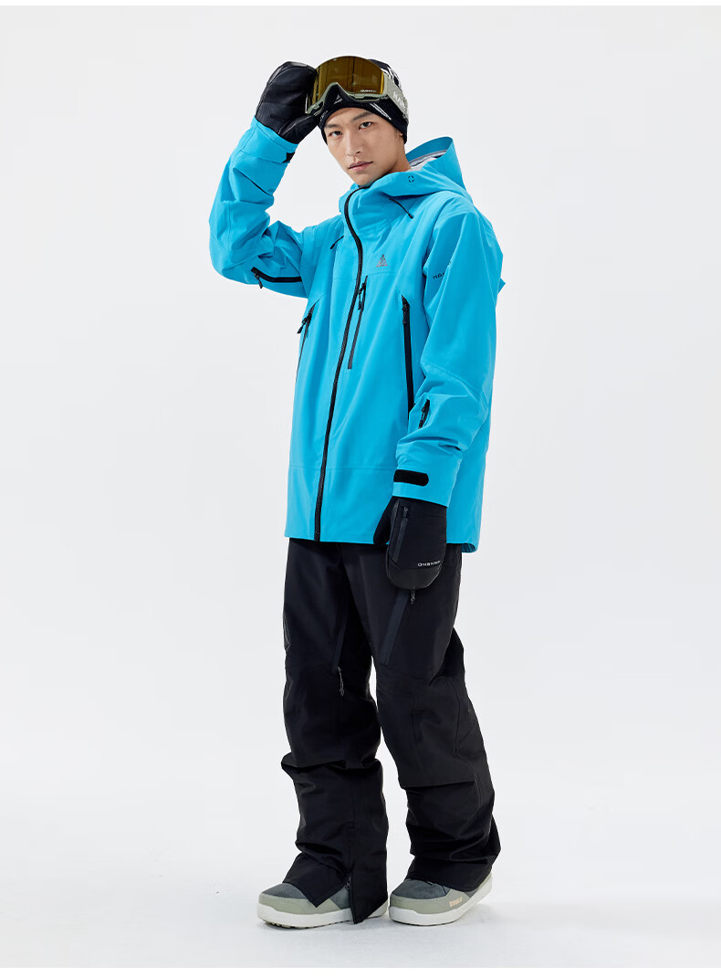 Nan En [Ice Dome] 25 New Professional Waterproof Warm 3L Ski Jacket P Cotton RECCO Ski Coat Sea Pine Yellow XS 17