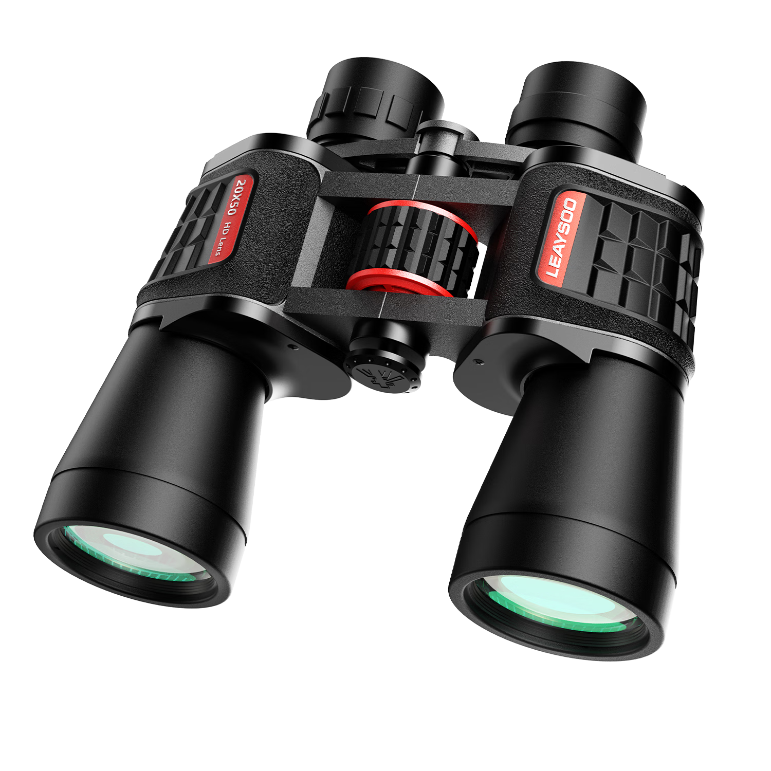 Leaysoo Blade II 20x50 High-Power HD Large Eyepiece Wide-Angle Low-Light Night Vision Professional Binoculars with Smartphone Adapter