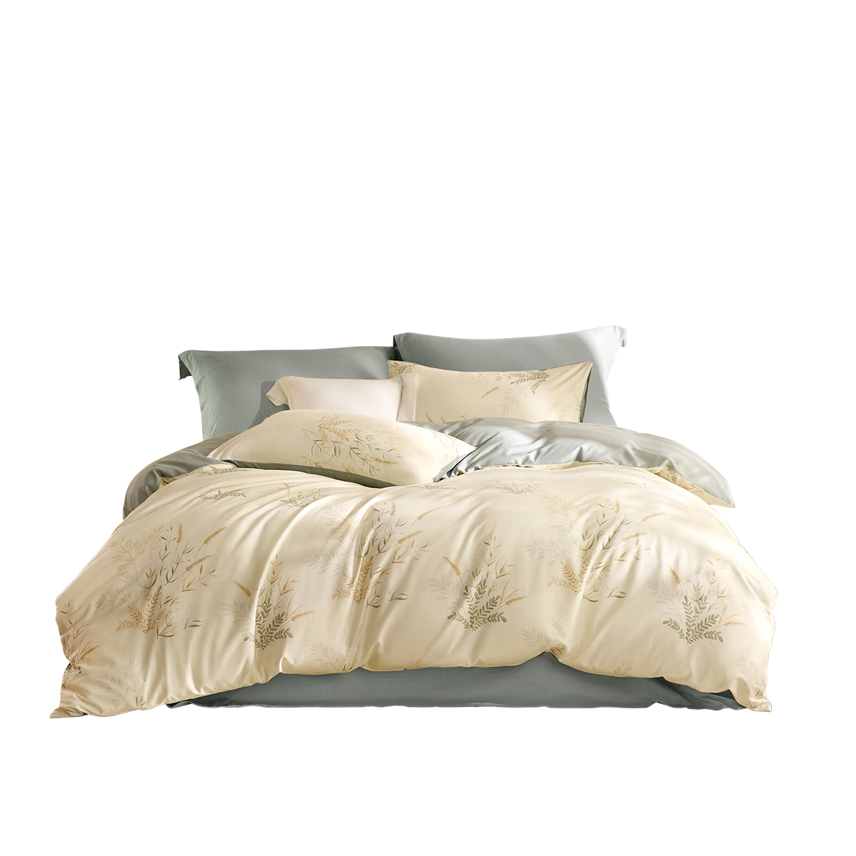 LOVO Lulaiafang Pure Cotton Four-Piece Bedding Set, Cotton Bed Sheet And Duvet Cover, Double Bed Size 1.5 Meters, JINGDONG Customized Versio