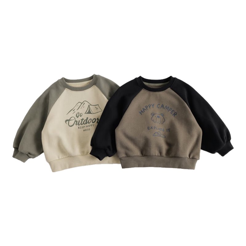 MARC&JANIE Boys Outdoor Patchwork Sports Sweatshirt Children's Jacket Spring Autumn 240151