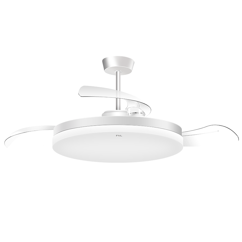 Foshan Lighting Ceiling Fan Light Dining Room LED Remote Control Color Adjustable 42-inch 76W