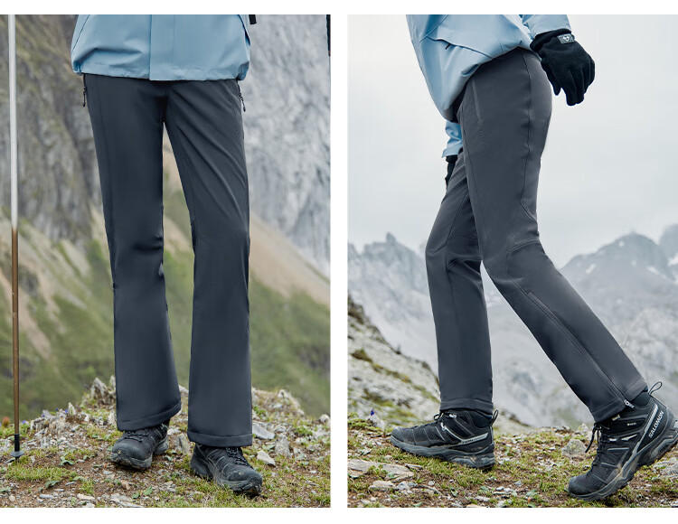 Toread Mulan Women's Softshell Pants Autumn Winter Fleece Warm Durable Breathable Windproof Outdoor Travel Hiking Trousers 9