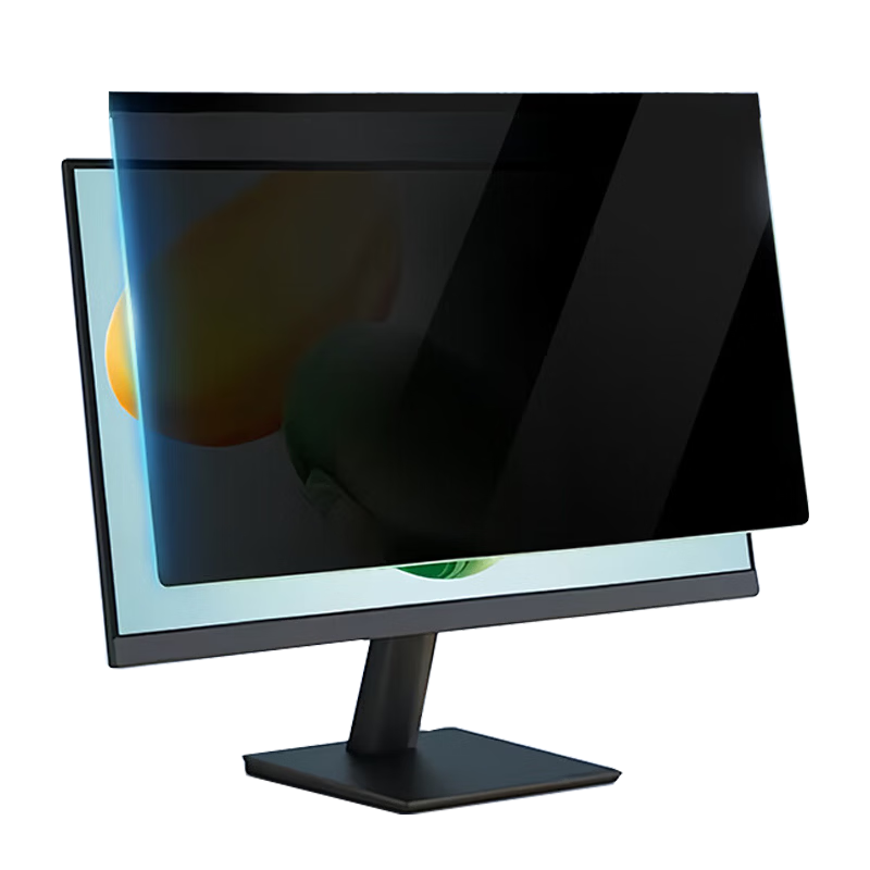 BOSQING Ophthalmology Center Certified Computer Privacy Screen Anti-Blue Light Eye Protection Film for Desktop Monitor 21.5 Inch Radiation Shield Hanging Panel